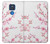 W3707 Pink Cherry Blossom Spring Flower Funda Carcasa Case y Caso Del Tirón Funda para Motorola Moto G Play (2021)