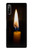 W3530 Buddha Candle Burning Funda Carcasa Case y Caso Del Tirón Funda para Sony Xperia L5