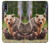 W3558 Bear Family Funda Carcasa Case y Caso Del Tirón Funda para Sony Xperia L5