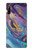 W3676 Colorful Abstract Marble Stone Funda Carcasa Case y Caso Del Tirón Funda para Sony Xperia L5