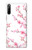 W3707 Pink Cherry Blossom Spring Flower Funda Carcasa Case y Caso Del Tirón Funda para Sony Xperia L5