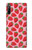 W3719 Strawberry Pattern Funda Carcasa Case y Caso Del Tirón Funda para Sony Xperia L5