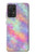 W3706 Pastel Rainbow Galaxy Pink Sky Funda Carcasa Case y Caso Del Tirón Funda para Samsung Galaxy A72, Galaxy A72 5G