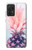 W3711 Pink Pineapple Funda Carcasa Case y Caso Del Tirón Funda para Samsung Galaxy A72, Galaxy A72 5G