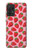 W3719 Strawberry Pattern Funda Carcasa Case y Caso Del Tirón Funda para Samsung Galaxy A72, Galaxy A72 5G