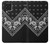 W3363 Bandana Black Pattern Funda Carcasa Case y Caso Del Tirón Funda para Samsung Galaxy F62