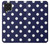 W3533 Blue Polka Dot Funda Carcasa Case y Caso Del Tirón Funda para Samsung Galaxy F62