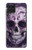 W3582 Purple Sugar Skull Funda Carcasa Case y Caso Del Tirón Funda para Samsung Galaxy F62