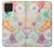 W3705 Pastel Floral Flower Funda Carcasa Case y Caso Del Tirón Funda para Samsung Galaxy F62