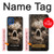 W0552 Skull Funda Carcasa Case y Caso Del Tirón Funda para Samsung Galaxy M62