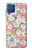 W3688 Floral Flower Art Pattern Funda Carcasa Case y Caso Del Tirón Funda para Samsung Galaxy M62