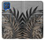 W3692 Gray Black Palm Leaves Funda Carcasa Case y Caso Del Tirón Funda para Samsung Galaxy M62