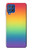 W3698 LGBT Gradient Pride Flag Funda Carcasa Case y Caso Del Tirón Funda para Samsung Galaxy M62