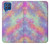 W3706 Pastel Rainbow Galaxy Pink Sky Funda Carcasa Case y Caso Del Tirón Funda para Samsung Galaxy M62