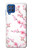 W3707 Pink Cherry Blossom Spring Flower Funda Carcasa Case y Caso Del Tirón Funda para Samsung Galaxy M62