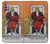 W2808 Tarot Card The Emperor Funda Carcasa Case y Caso Del Tirón Funda para Motorola Moto G30, G20, G10