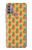 W3258 Pineapple Pattern Funda Carcasa Case y Caso Del Tirón Funda para Motorola Moto G30, G20, G10