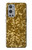 W3388 Gold Glitter Graphic Print Funda Carcasa Case y Caso Del Tirón Funda para OnePlus 9 Pro