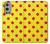 W3526 Red Spot Polka Dot Funda Carcasa Case y Caso Del Tirón Funda para OnePlus 9 Pro