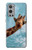 W3680 Cute Smile Giraffe Funda Carcasa Case y Caso Del Tirón Funda para OnePlus 9 Pro