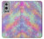 W3706 Pastel Rainbow Galaxy Pink Sky Funda Carcasa Case y Caso Del Tirón Funda para OnePlus 9 Pro