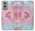 W3709 Pink Galaxy Funda Carcasa Case y Caso Del Tirón Funda para OnePlus 9 Pro