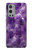 W3713 Purple Quartz Amethyst Graphic Printed Funda Carcasa Case y Caso Del Tirón Funda para OnePlus 9 Pro