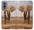 W0310 African Elephant Funda Carcasa Case y Caso Del Tirón Funda para OnePlus 9