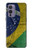 W3297 Brazil Flag Vintage Football Graphic Funda Carcasa Case y Caso Del Tirón Funda para OnePlus 9