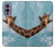 W3680 Cute Smile Giraffe Funda Carcasa Case y Caso Del Tirón Funda para OnePlus 9