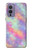 W3706 Pastel Rainbow Galaxy Pink Sky Funda Carcasa Case y Caso Del Tirón Funda para OnePlus 9