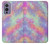 W3706 Pastel Rainbow Galaxy Pink Sky Funda Carcasa Case y Caso Del Tirón Funda para OnePlus 9