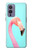 W3708 Pink Flamingo Funda Carcasa Case y Caso Del Tirón Funda para OnePlus 9