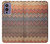 W3752 Zigzag Fabric Pattern Graphic Printed Funda Carcasa Case y Caso Del Tirón Funda para OnePlus 9