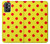 W3526 Red Spot Polka Dot Funda Carcasa Case y Caso Del Tirón Funda para OnePlus 9R