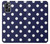 W3533 Blue Polka Dot Funda Carcasa Case y Caso Del Tirón Funda para OnePlus 9R