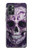 W3582 Purple Sugar Skull Funda Carcasa Case y Caso Del Tirón Funda para OnePlus 9R