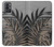 W3692 Gray Black Palm Leaves Funda Carcasa Case y Caso Del Tirón Funda para OnePlus 9R