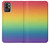 W3698 LGBT Gradient Pride Flag Funda Carcasa Case y Caso Del Tirón Funda para OnePlus 9R