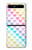 W3499 Colorful Heart Pattern Funda Carcasa Case y Caso Del Tirón Funda para Samsung Galaxy Z Flip 5G