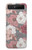 W3716 Rose Floral Pattern Funda Carcasa Case y Caso Del Tirón Funda para Samsung Galaxy Z Flip 5G