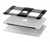 W2842 Black and White Buffalo Check Pattern Funda Carcasa Case para MacBook Air 13″ - A1369, A1466