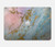 W3717 Rose Gold Blue Pastel Marble Graphic Printed Funda Carcasa Case para MacBook Air 13″ - A1932, A2179, A2337