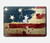 W2349 Old American Flag Funda Carcasa Case para MacBook Pro Retina 13″ - A1425, A1502