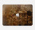 W3456 Vintage Paper Clock Steampunk Funda Carcasa Case para MacBook Pro Retina 13″ - A1425, A1502