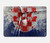 W3313 Croatia Flag Vintage Football Graphic Funda Carcasa Case para MacBook Pro 15″ - A1707, A1990
