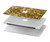 W3388 Gold Glitter Graphic Print Funda Carcasa Case para MacBook Pro 15″ - A1707, A1990