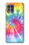 W1697 Tie Dye Colorful Graphic Printed Funda Carcasa Case y Caso Del Tirón Funda para Motorola Edge S