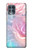 W3050 Vintage Pastel Flowers Funda Carcasa Case y Caso Del Tirón Funda para Motorola Edge S