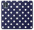 W3533 Blue Polka Dot Funda Carcasa Case y Caso Del Tirón Funda para Motorola Edge S